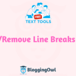 Add Remove Line Breaks Tool